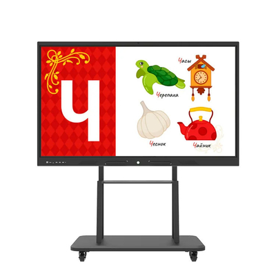 Ultra HD 75 Inch Touchscreen Display All In One Intelligent Board Interactive